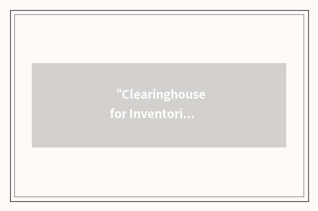 “Clearinghouse for Inventories and Emissions Factors”缩略