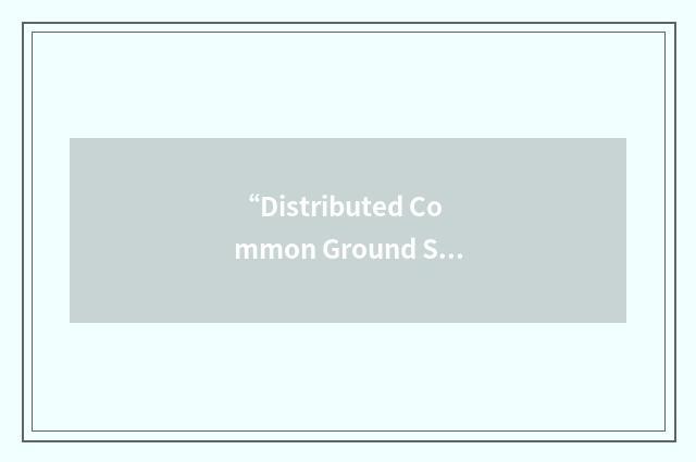 “Distributed Common Ground System - Navy”缩略