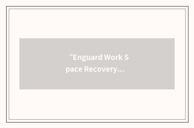 “Enguard Work Space Recovery”缩略