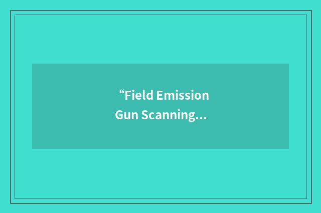 “Field Emission Gun Scanning Electron Microscope”缩略