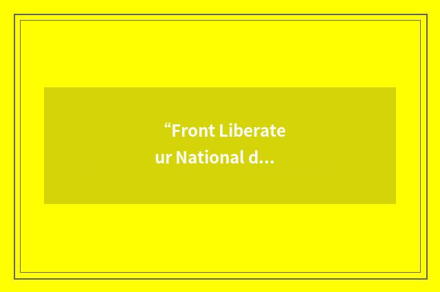 “Front Liberateur National d'Internet”缩略