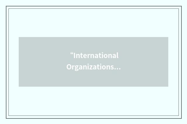 “International Organizations of Sport for the Disabled”缩略