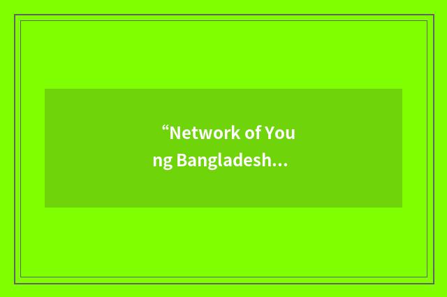 “Network of Young Bangladeshi-American Professionals”缩略