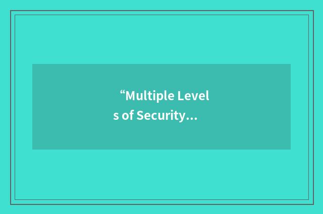 “Multiple Levels of Security”缩略