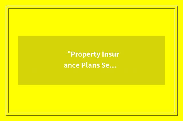 “Property Insurance Plans Service Office”缩略