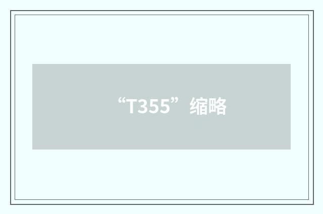 “T355”缩略