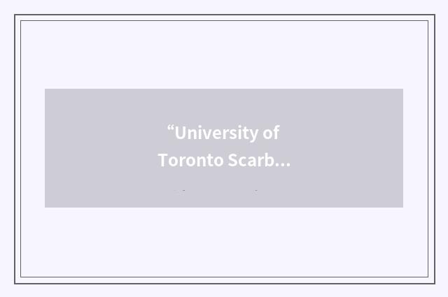“University of Toronto Scarborough Campus”缩略