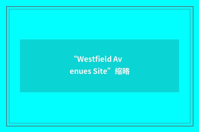 “Westfield Avenues Site”缩略