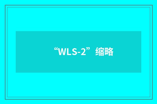 “WLS-2”缩略