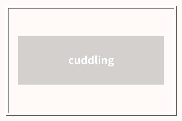 cuddling