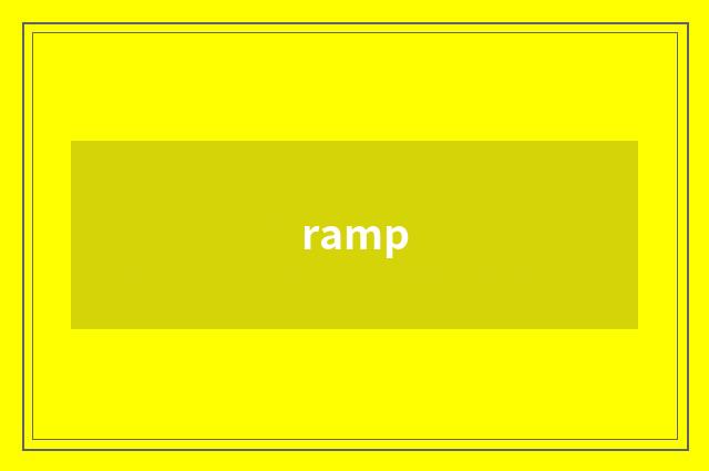 ramp