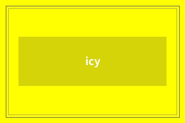 icy