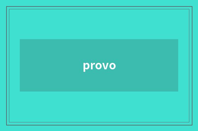 provo