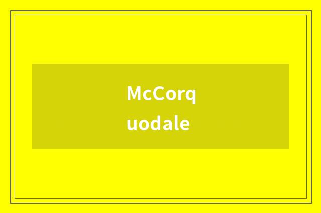 McCorquodale
