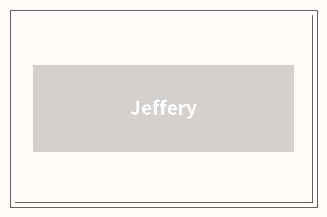 Jeffery