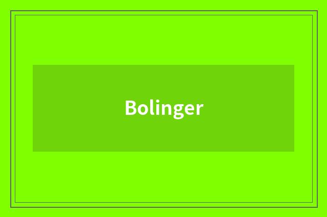 Bolinger