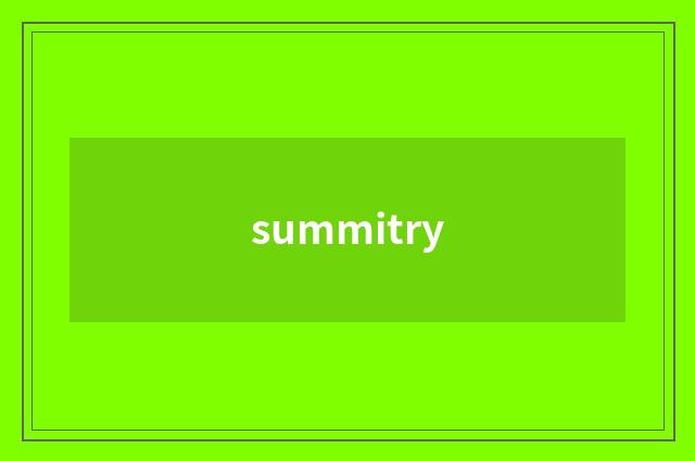 summitry