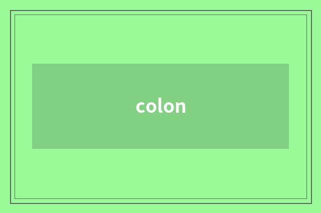 colon
