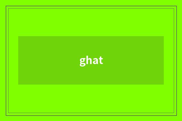 ghat
