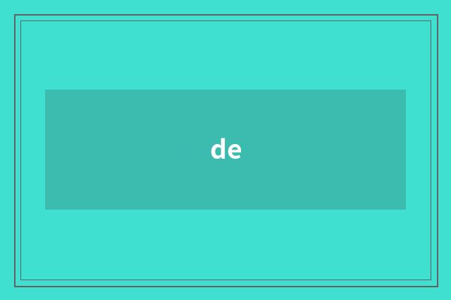 de
