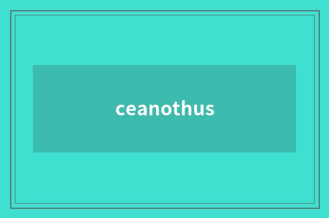 ceanothus