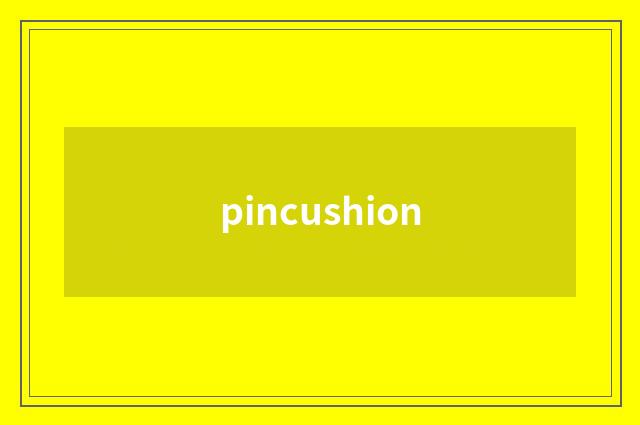 pincushion