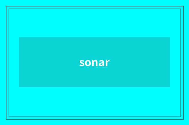 sonar