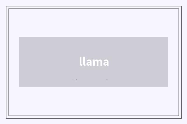 llama