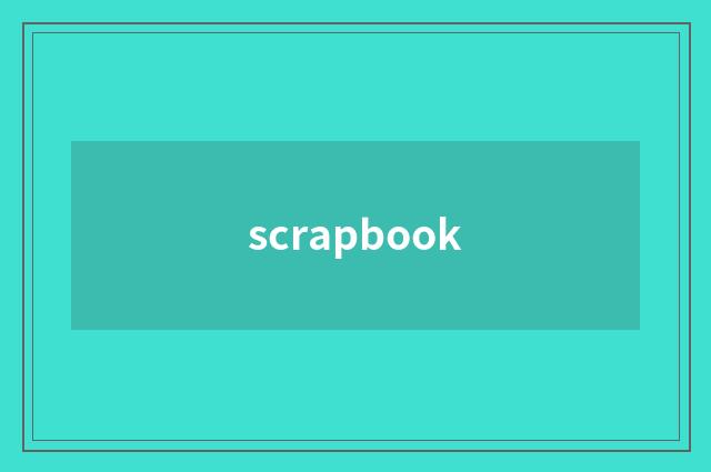 scrapbook