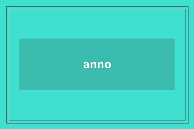 anno