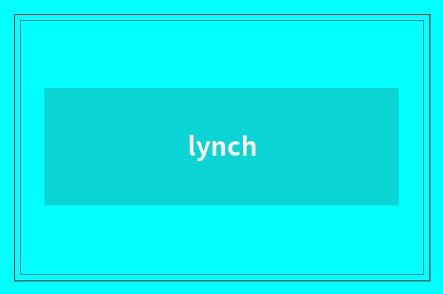 lynch