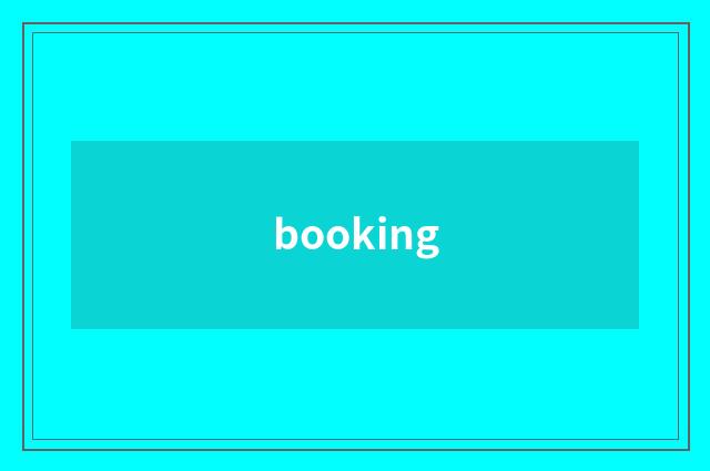 booking