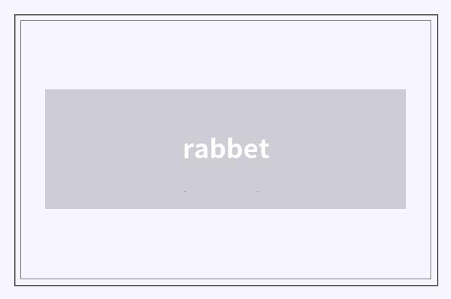 rabbet