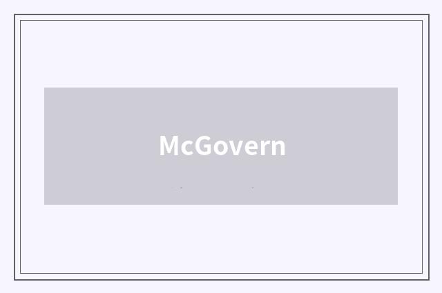 McGovern
