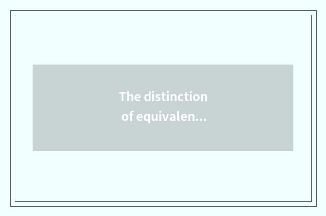 The distinction of equivalent plasticity meet an emergency and plasticity meet a