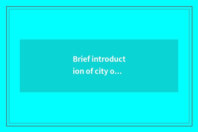 Brief introduction of city of Shanghai international car