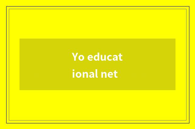 Yo educational net