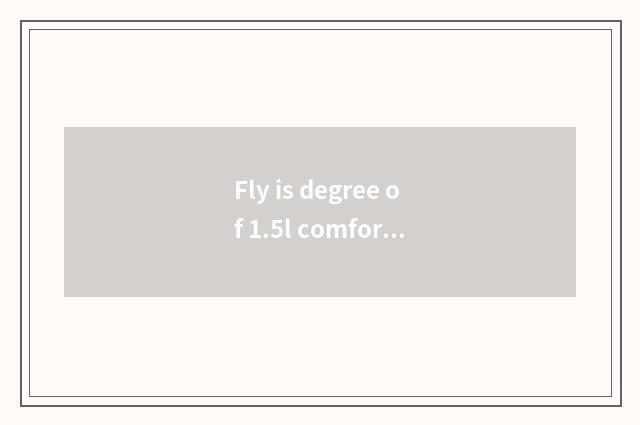 Fly is degree of 1.5l comfortable model with vogue model what distinction is the