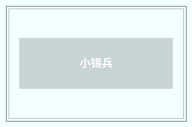 小锡兵